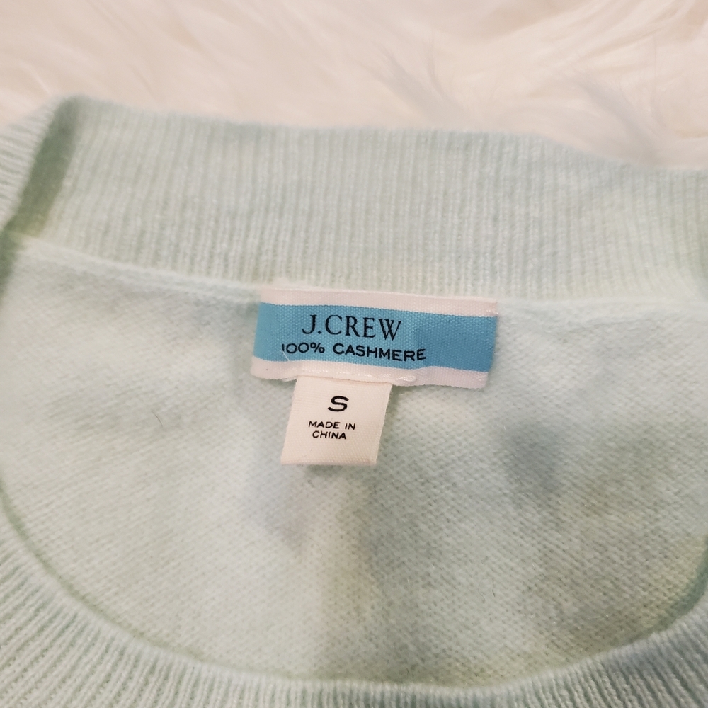 J.Crew Cashmere, S, Mint Green - Picture 2 of 7